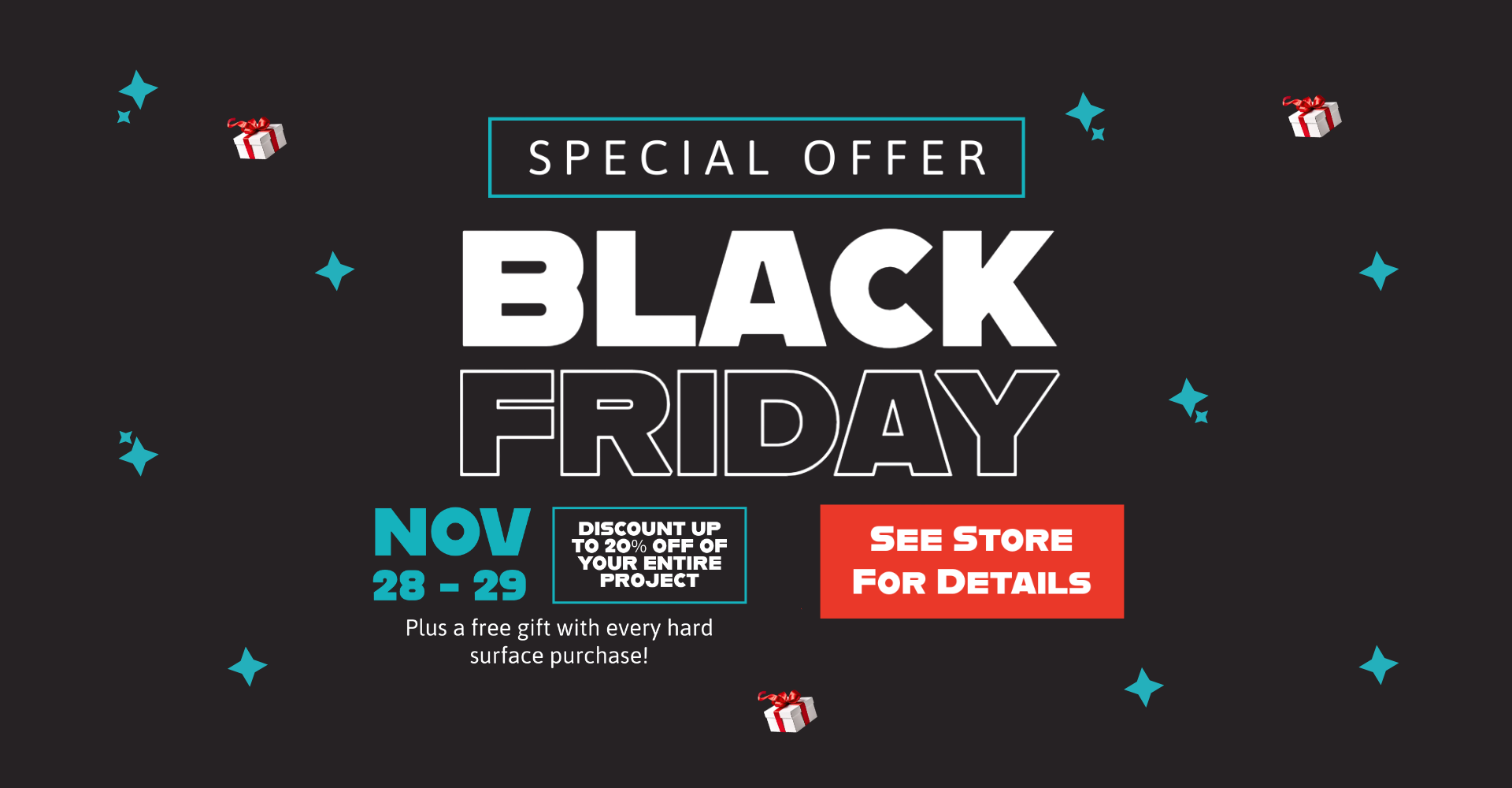 Black Friday Special Offer - Nov 28-29 - discount and special gift! 